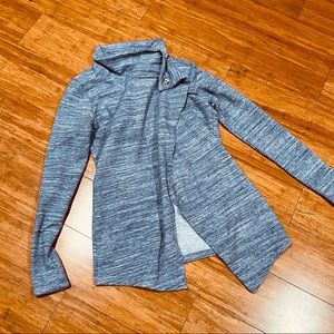 Asymmetrical yoga wrap tunic